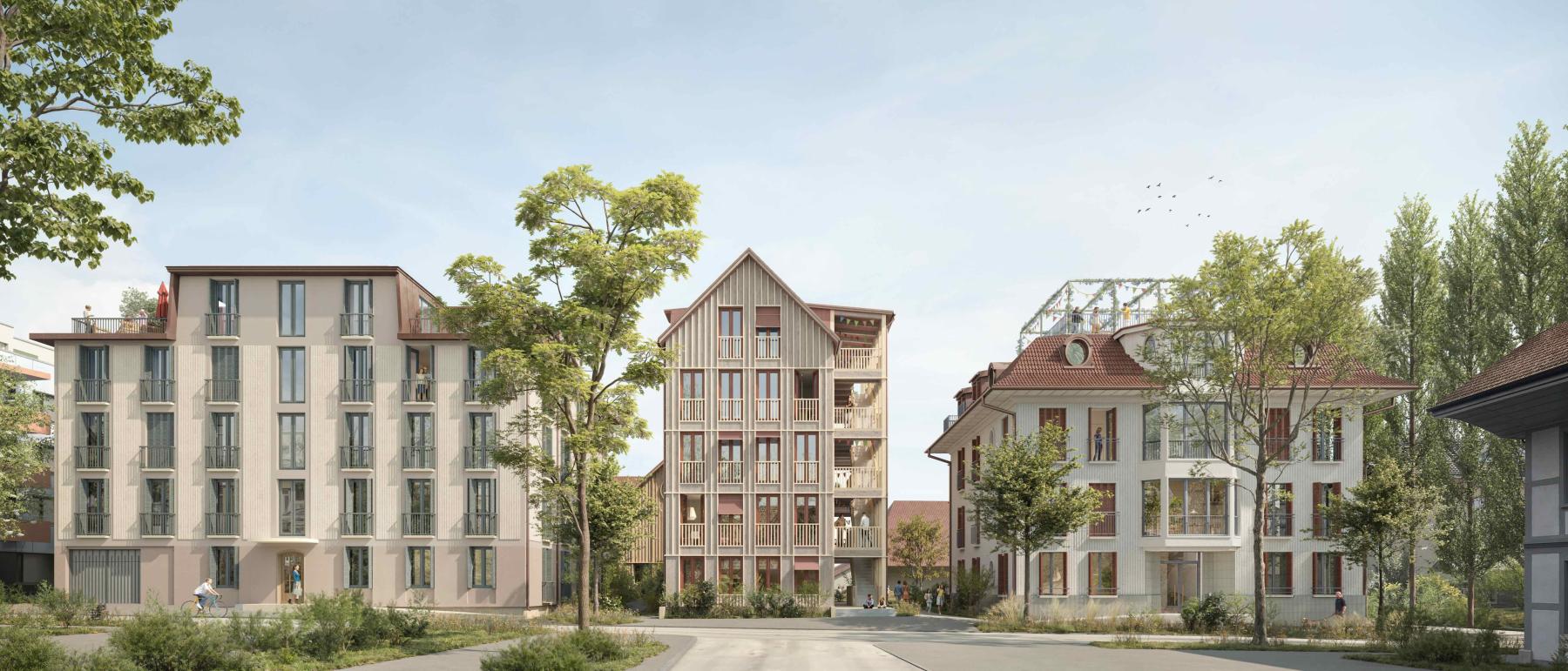 Dorfegg, Ortskernverdichtung, Lyss, 2026