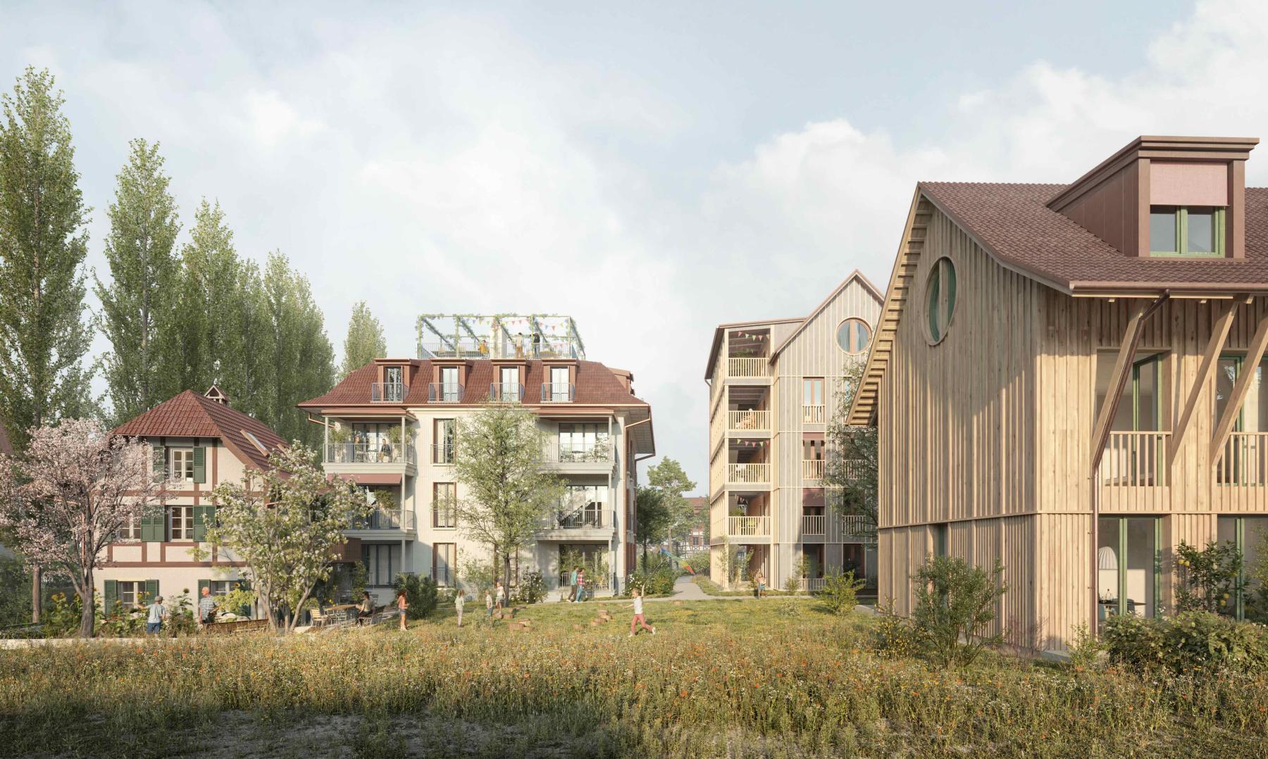 Dorfegg, Ortskernverdichtung, Lyss, 2026